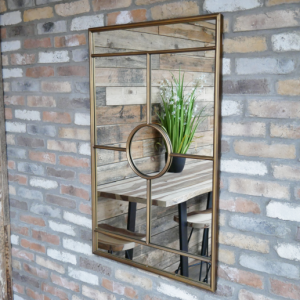 Gold Rectangular Mirror