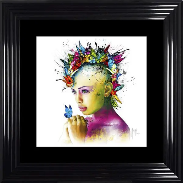 Power Of Love Black Framed Artwork