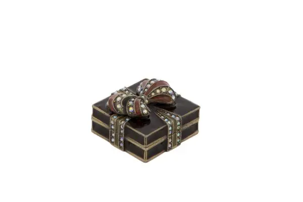 Green Bow Trinket Box