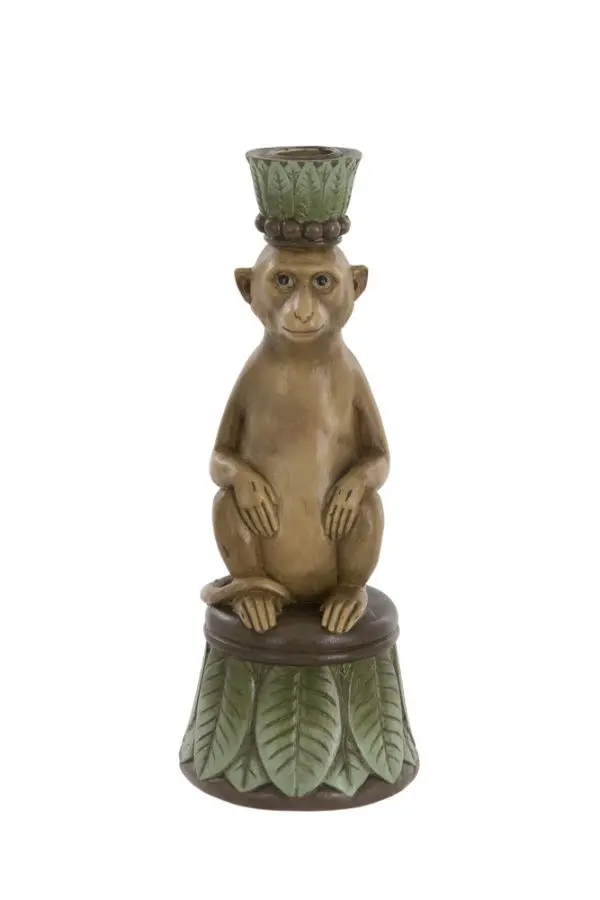Monkey Candleholder (Natural)