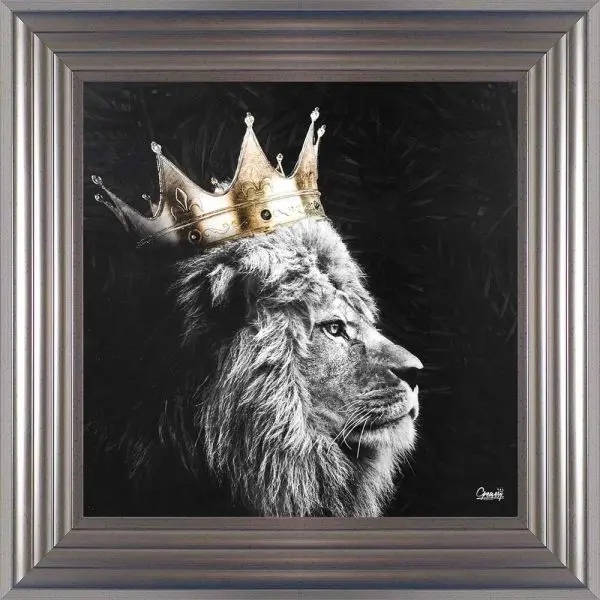 Lion King Left Framed Wall Art - Image 2