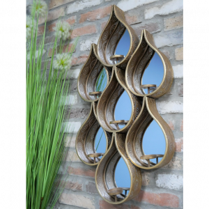 TEARDROP TEA LIGHT MIRROR