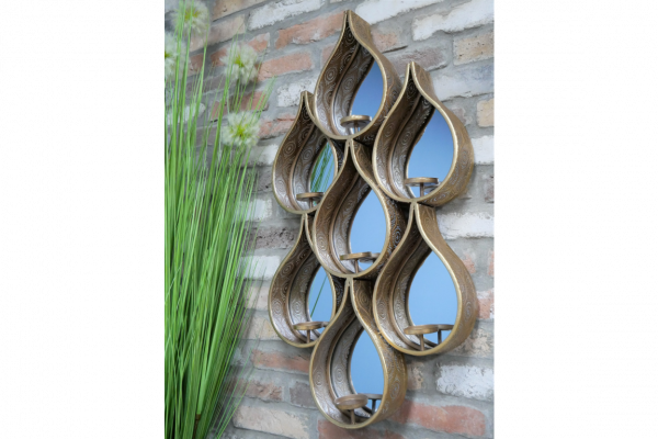 TEARDROP TEA LIGHT MIRROR