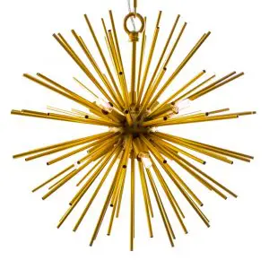 GOLD SPIKED CEILING PENDANT