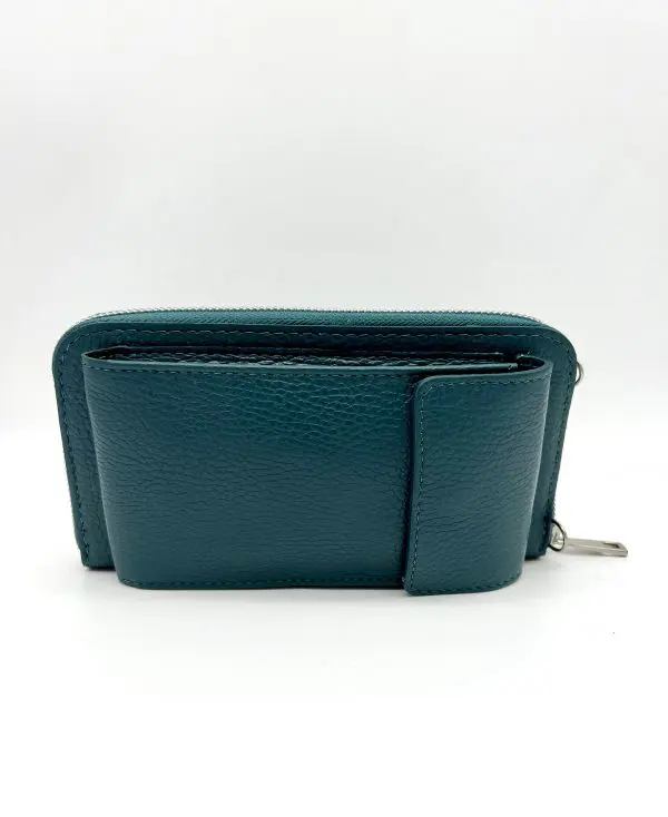 Italian Leather Purse Bag Dark Colours