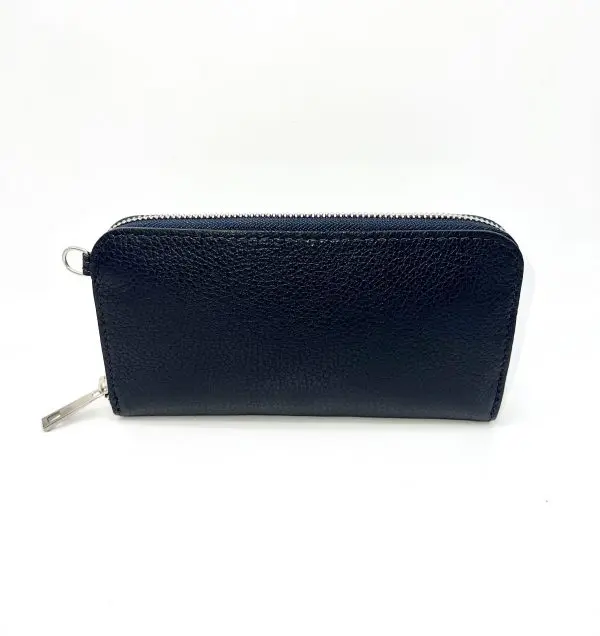 Italian Leather Purse Bag Dark Colours
