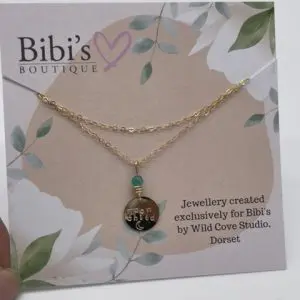 Wild Cove Gold Filled ‘Moon Child’ Pendant Necklace