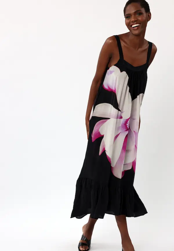 RELIGION TIDE DRESS PRISTINE PINK