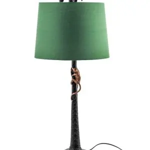 Monkey Climbing Palm Tree Table Lamp