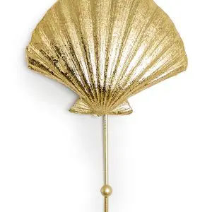 Gold Sea Shell Coat Hook