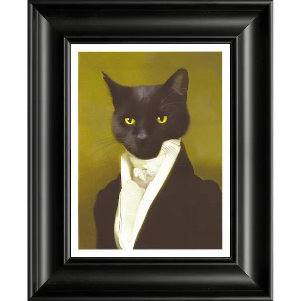 Cat Boy Framed Wall Art