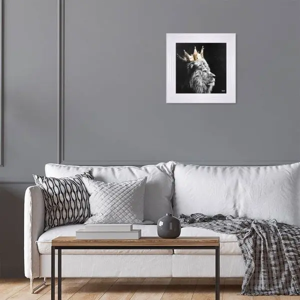Lion King Of The Jungle Framed Wall Art