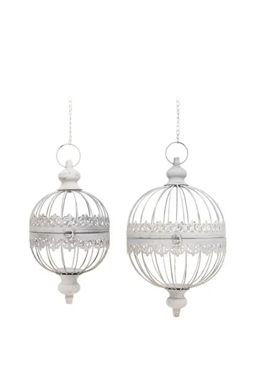 Floral Orb Planters Set of 2