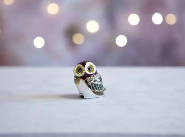 Owl Trinket Box