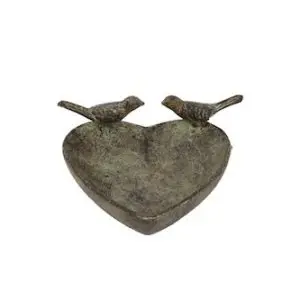 Metal Vintage Style Heart Dish
