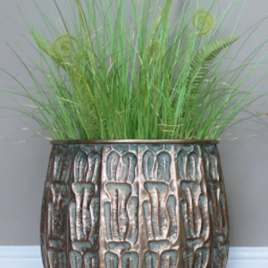 Large Bronze Planter