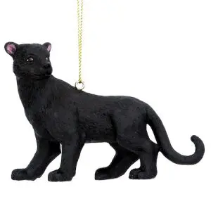 Resin Decoration 6cm - 'Bagheera' The Leopard