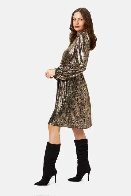 Traffic People Parallel Lines Dress