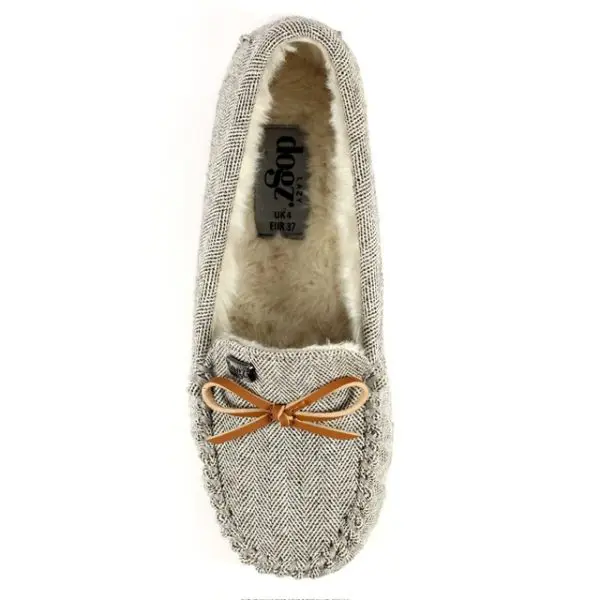 Lazy Dogz Jennings Beige Slipper