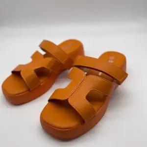 Nella Sandal in Orange