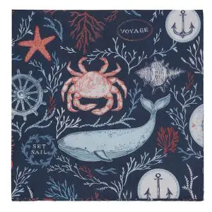 Sea Life Napkins by Gisela Graham (Pack of 20)
