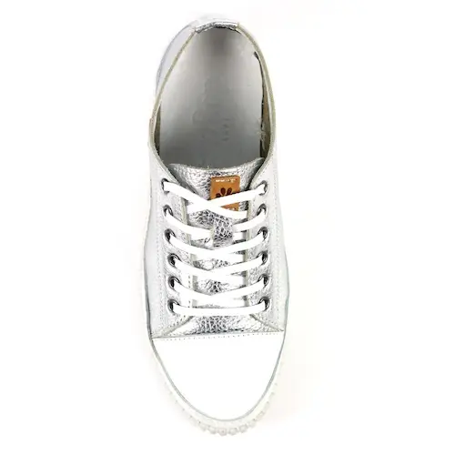 Starlet Silver Leather Shoe