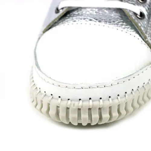 Starlet Silver Leather Shoe