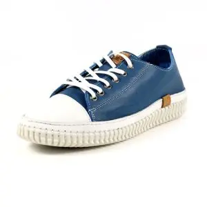 Truffle Blue Leather Shoe