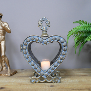 Large Heart Candle Holder