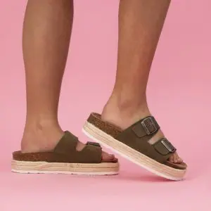 Lazy Dogz Gaze Khaki Sandal