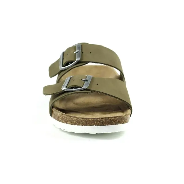 Lazy Dogz Roco 2 Khaki Suede Sandal - Image 4