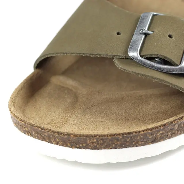 Lazy Dogz Roco 2 Khaki Suede Sandal - Image 3