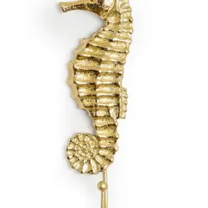 Gold Seahorse Coat Hook