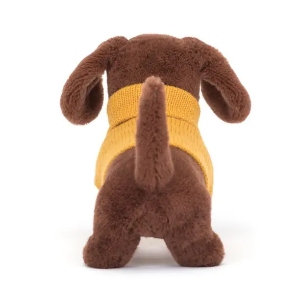 Sweater Sausage Dog Yellow Jellycat - Image 3