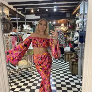 Pink Swirl Two Piece Set