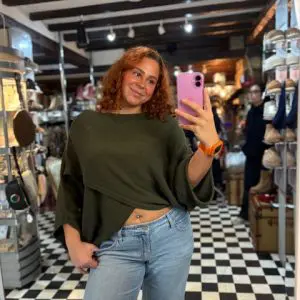Cashmere Cross Over Jumper