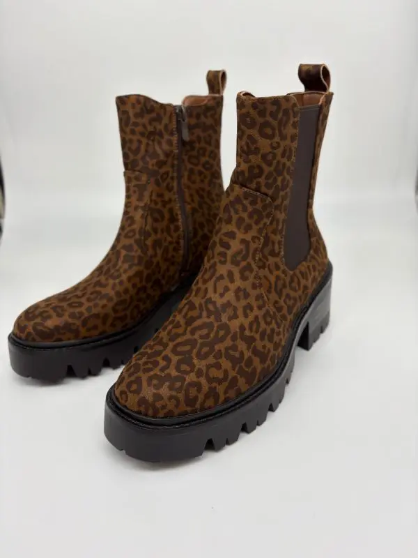 Leopard Print Boot