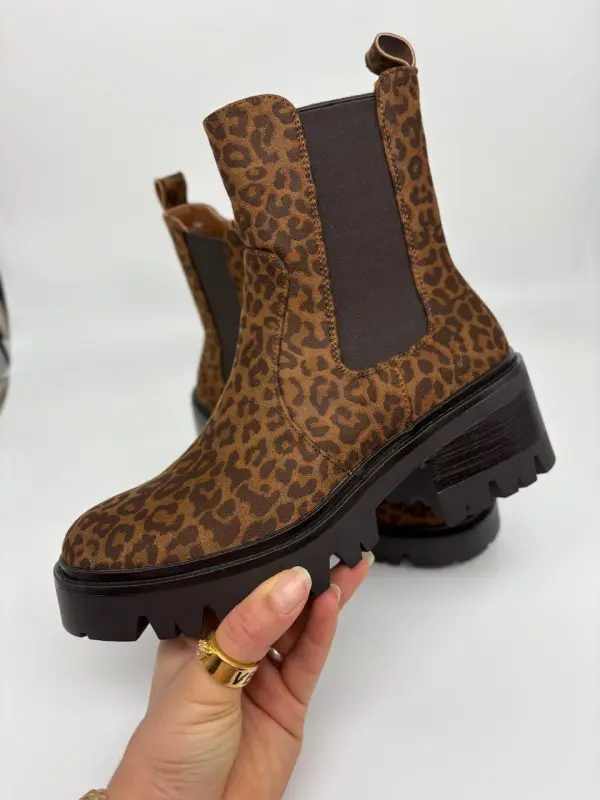 Leopard Print Boot