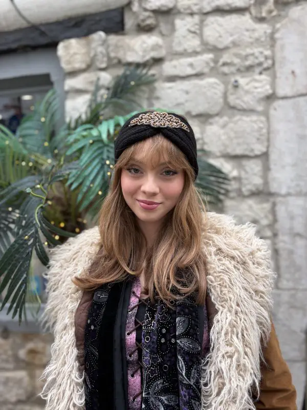 Diamante Cable Knit Headband in 4 Colours