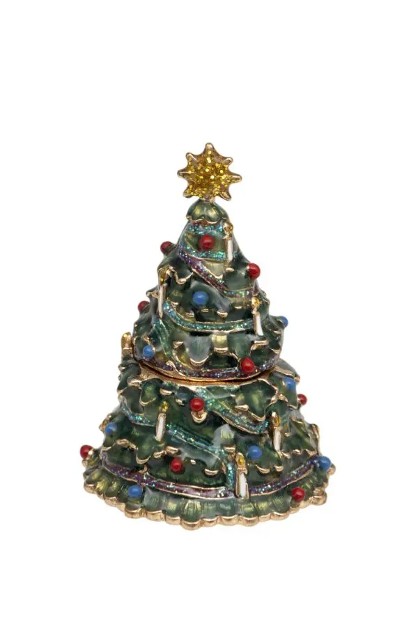 Christmas Tree Trinket Box