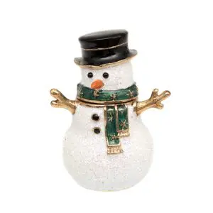 Snowman Trinket Box