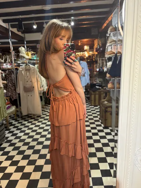 Halter Neck Tier Dress in 2 Colours