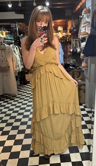 Halter Neck Tier Dress in 2 Colours