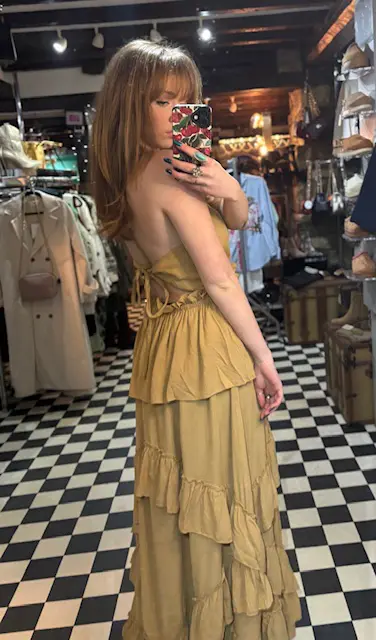 Halter Neck Tier Dress in 2 Colours