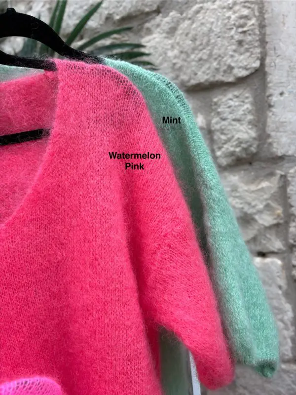 Mohair Blend Jumper in 8 Colours - Image 6