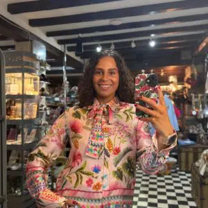 Bow Tie Silky Floral Blouse in 3 Colours