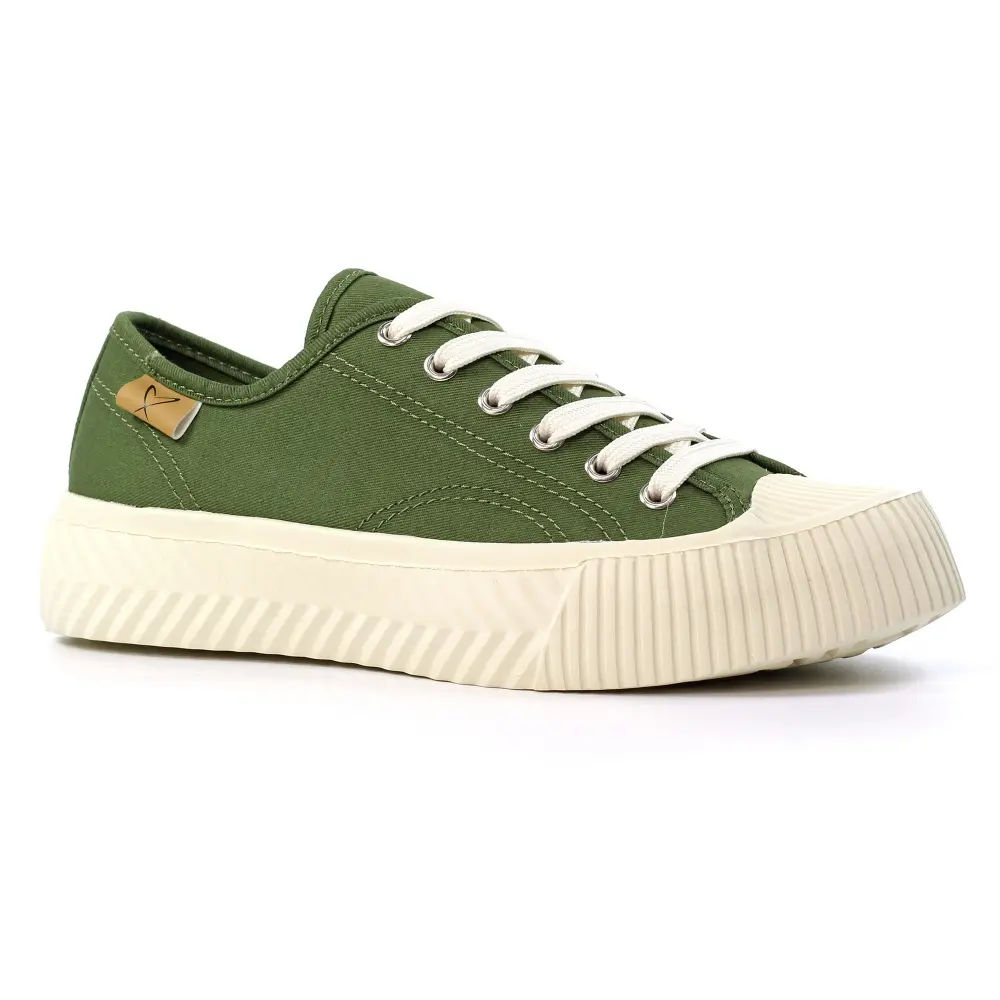 Lunar Jayne Trainers in Khaki