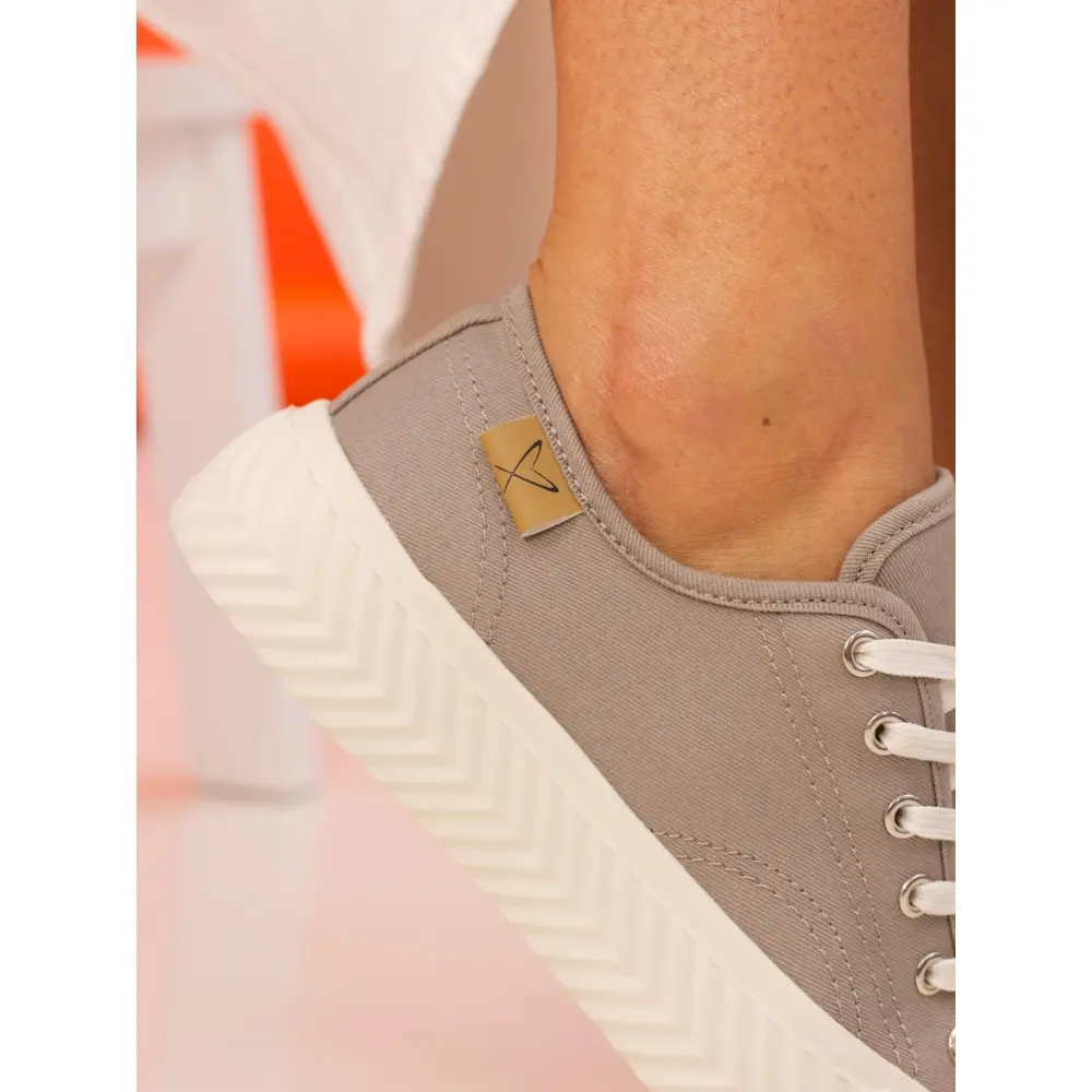 Lunar Jayne Trainer in Taupe - Image 2