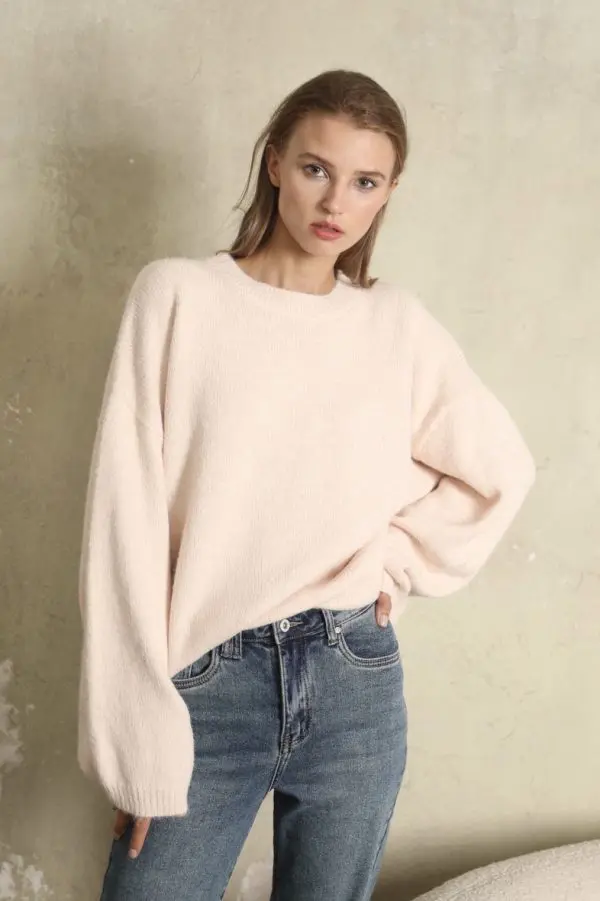 Round Neck Jumper in 2 Colours