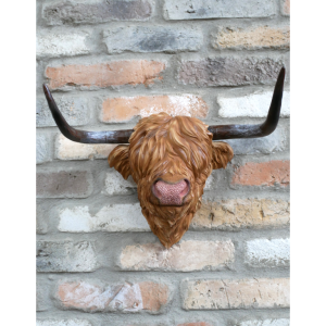 Highland Cow Head Wall Decor.